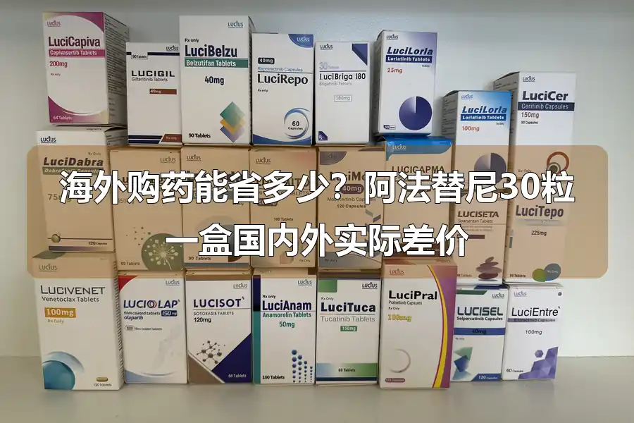 海外购药能省多少?阿法替尼30粒一盒国内外实际差价